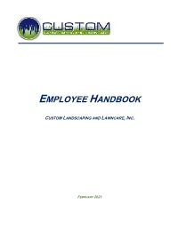 Employee Handbook