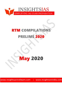 RTM-May-2020 Compilation