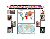 2021 Daily Prayer Guide for All Least-Reached & Frontier