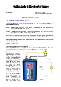 Basic Electricity - Part 2