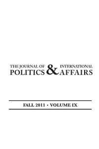 Fall 2011 • Volume Ix