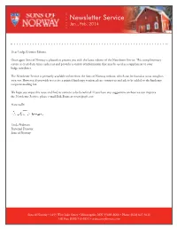 Newsletter Service Jan., Feb