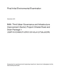 Project: Chhatak Road and Drain Package 1