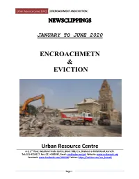 Encroachment and Eviction]