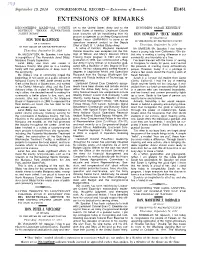 Extensions of Remarks E1451 EXTENSIONS of REMARKS