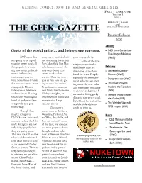 February March Issue