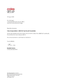 FY20 Results Presentation