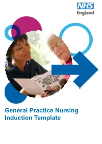 General Practice Nursing Induction Template