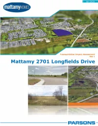 Mattamy 2701 Longfields Drive