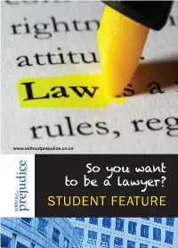 Student Feature Law Students