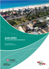 AUS-SPEC the Local Government Specification