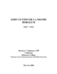 Gutzon Borglum (1867 – 1941)