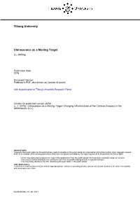 Tilburg University Chineseness As a Moving Target Li, Jinling