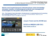 Why SOCIB, Why Ocean Observatories, and Why Now?