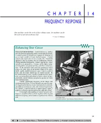 Chapter 14 Frequency Response
