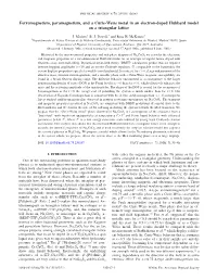 Ferromagnetism, Paramagnetism, and a Curie-Weiss Metal in an Electron-Doped Hubbard Model on a Triangular Lattice