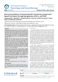 Intravenous Infusion of Ginsenoside Rb1 Ameliorates Compressive
