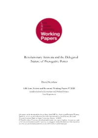Revolutionary Amnesia and the Delegated Nature of Prerogative Power