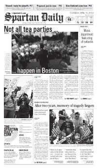 After Two Years, Memory of Tragedy Lingers Students and Faculty Mark Second Anniversary of Virginia Tech Shootings