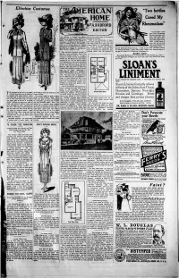 Liniment a Close Two-Cent Stamp for Repb- Form of Construction Insures the Best Can Have in the House