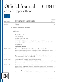 C 184 E Official Journal