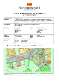 Castle Morpeth Local Area Committee 10 February 2020