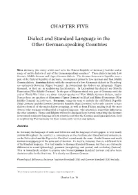 CHAPTER FIVE Dialect and Standard Language in the Other German