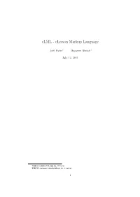 Elesson Markup Language