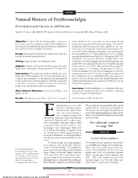 Erythromelalgia Presentation and Outcome in 168 Patients