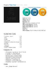 Magma Šlağ Tanz Mp3, Flac, Wma