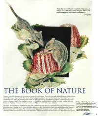 Study the Book of Nature That God Has Spread Before You, That Your Brain May Be Filled with Knowledge and Yo Ur Heart with Peace