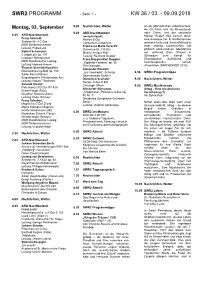 Swr2 Programm Kw 36