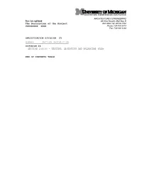 230593 Testing Adjusting & Balancing (TAB)