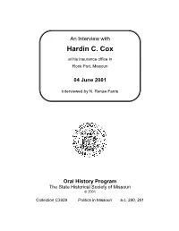 Hardin C. Cox