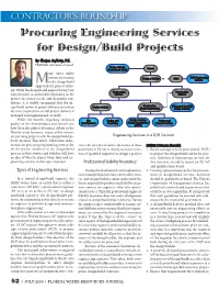 Procuring Engineering Services for Design/Build Projects by Shajan Joykutty, P.E