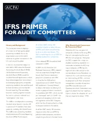 IFRS Primer for Audit Committees