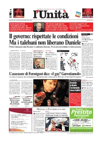 L'assessore Di Formigoni Dice