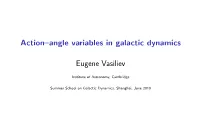 Action–Angle Variables in Galactic Dynamics