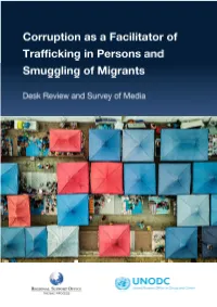 Corruption As a Facilitator of Trafficking in Persons and Smuggling
