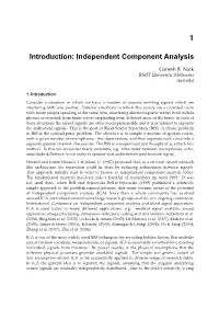 Independent Component Analysis