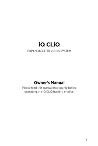 Iq Cliq EXPANDABLE to 2-DOG SYSTEM