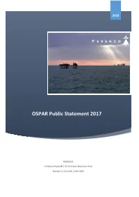 OSPAR Public Statement 2017