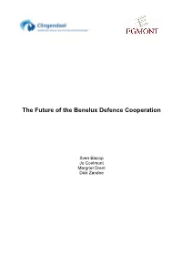 The Future of the Benelux Defence Cooperation