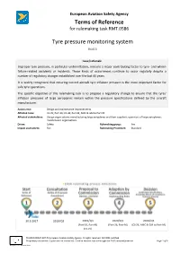 Tor RMT.0586 Issue 1