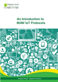 An Introduction to M2M/ Iot Protocols