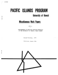 Pacific Islands Program