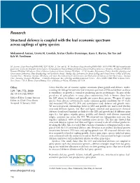 Structural Defence Is Coupled with the Leaf Economic Spectrum Across Saplings of Spiny Species