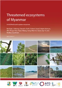 Threatened Ecosystems of Myanmar