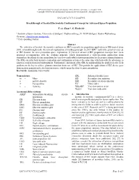Breakthrough of Inertial Electrostatic Confinement Concept for Advanced Space Propulsion