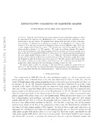 Distance-Two Colorings of Barnette Graphs